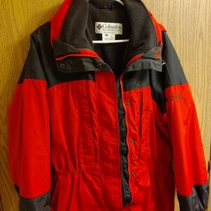 Columbia Red and Black Women's Jacket